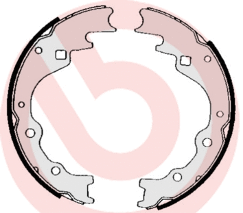 Brake Shoe Set (S 49 514)