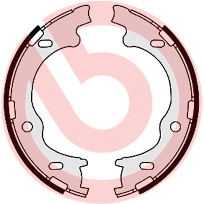 Brake Shoe Set, parking brake (S 30 529)