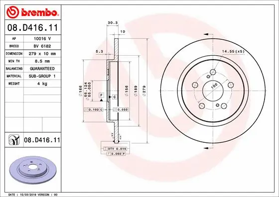 Brake Disc (08.D416.11)