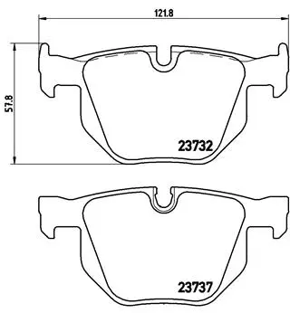 Brake Pad Set, disc brake (P 06 033)