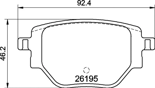 Brake Pad Set, disc brake (P 59 100)