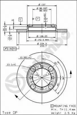 Brake Disc (08.7072.10)