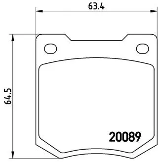 Brake Pad Set, disc brake (P 24 003)