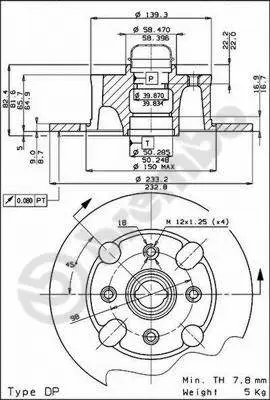 Brake Disc (08.2163.18)