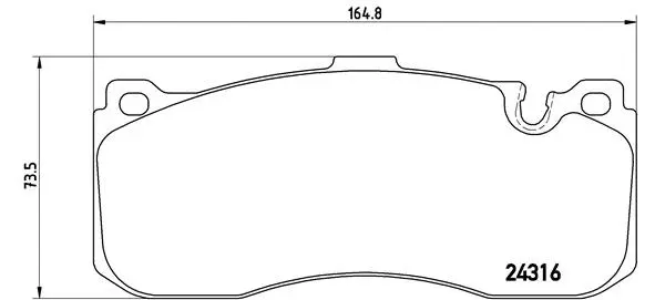 Brake Pad Set, disc brake (P 06 041)