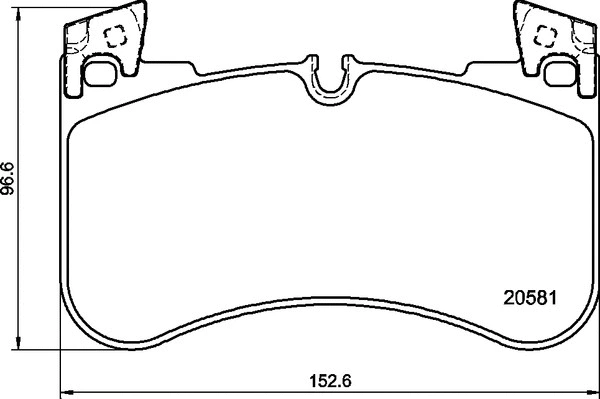 Brake Pad Set, disc brake (P 44 029)