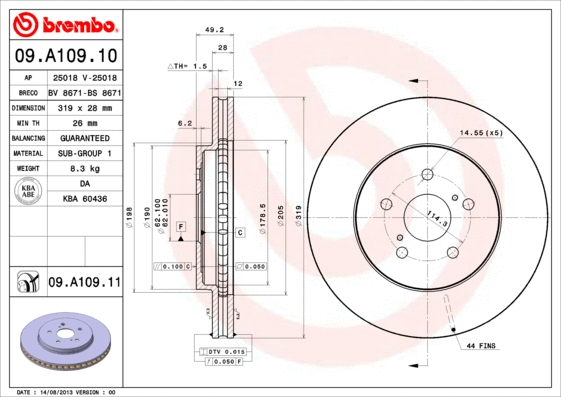 Brake Disc (09.A109.10)