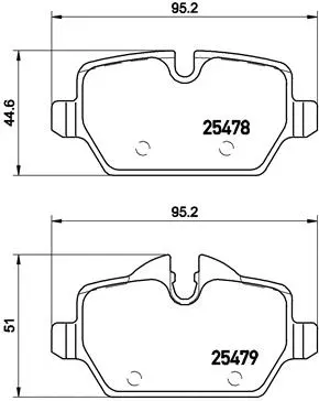Brake Pad Set, disc brake (P 06 080)
