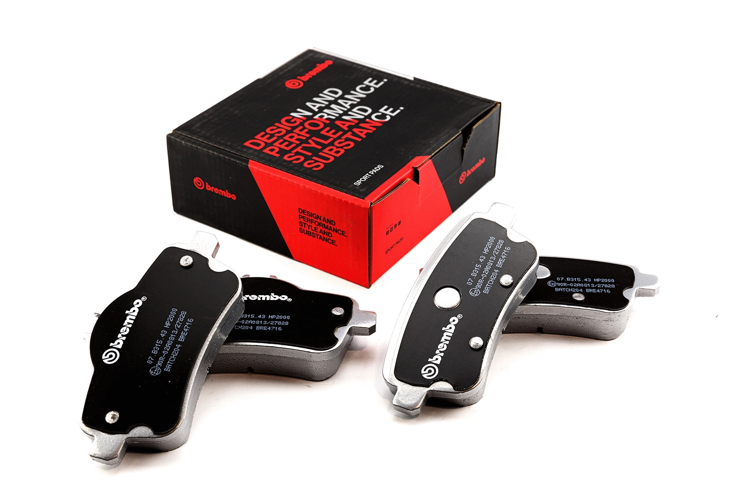 High Performance Brake Pad Set (07.B315.43)