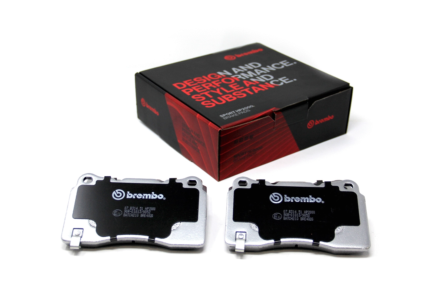 High Performance Brake Pad Set (07.B314.51)