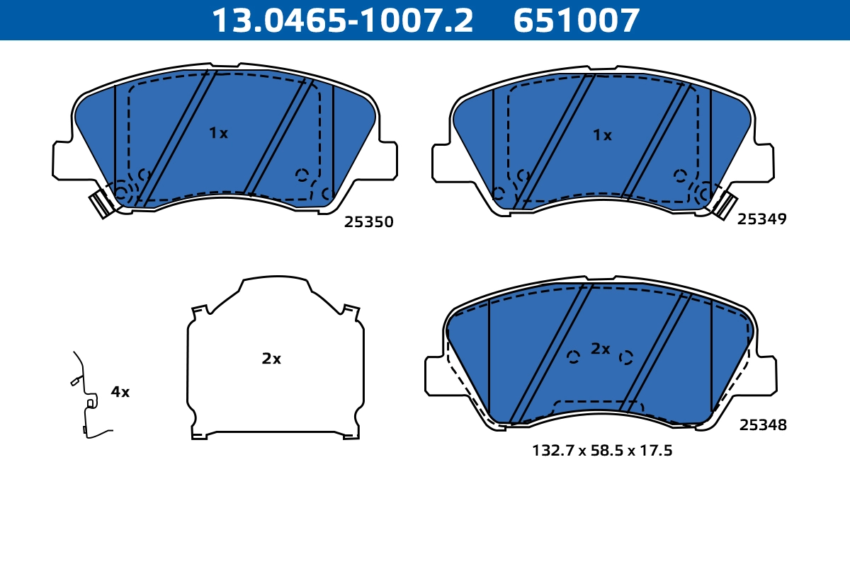 Brake Pad Set, disc brake