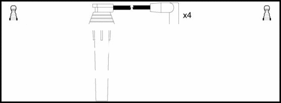 Ignition Cable Kit (HOES819)