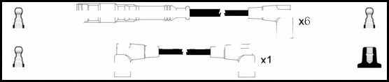 Ignition Cable Kit (HOES812)