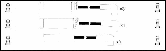 Ignition Cable Kit (HOES713)