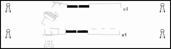 Ignition Cable Kit (HOES186)