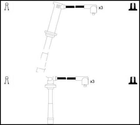 Ignition Cable Kit (HOES588)
