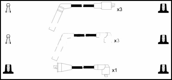 Ignition Cable Kit (HOES689)