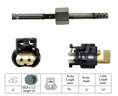 Sensor, exhaust gas temperature (LXT178)