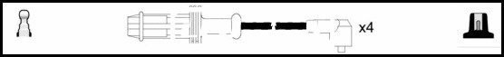 Ignition Cable Kit (HOES301)