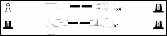 Ignition Cable Kit (HOES866)