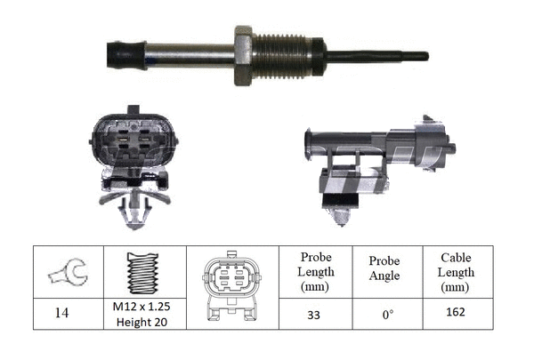 Sensor, exhaust gas temperature (LXT128)