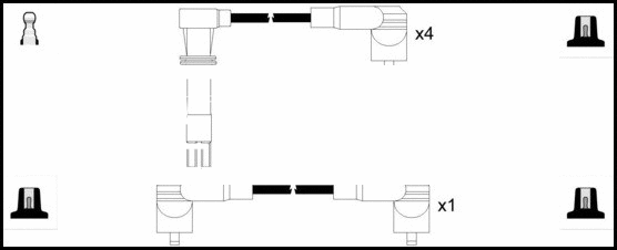 Ignition Cable Kit (HOES698)