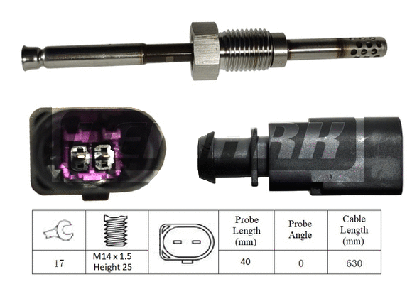 Sensor, exhaust gas temperature (LXT192)