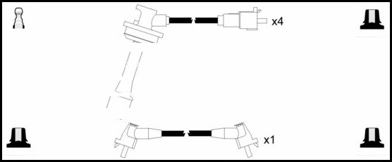 Ignition Cable Kit (HOES644)