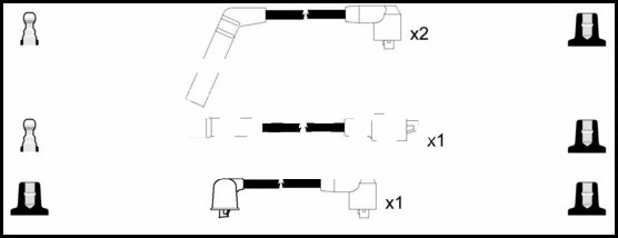 Ignition Cable Kit (HOES543)