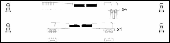 Ignition Cable Kit (HOES972)