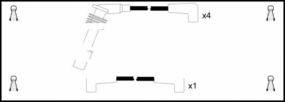 Ignition Cable Kit (HOES1235)