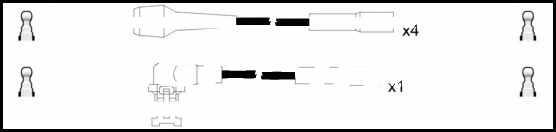 Ignition Cable Kit (HOES950)