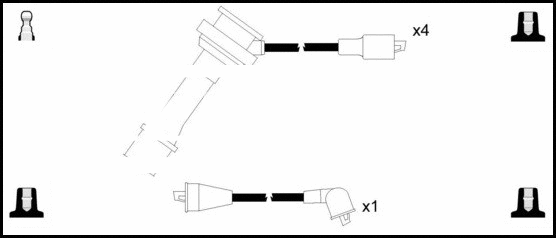 Ignition Cable Kit (HOES277)