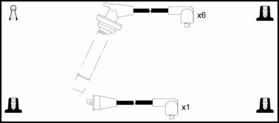 Ignition Cable Kit (HOES111)