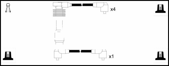 Ignition Cable Kit (HOES603)