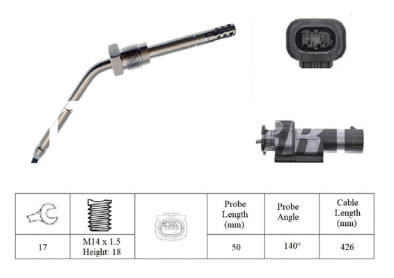 Sensor, exhaust gas temperature (LXT389)