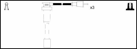 Ignition Cable Kit (HOES1015)