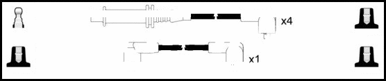 Ignition Cable Kit (HOES329)