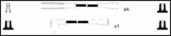 Ignition Cable Kit (HOES631)