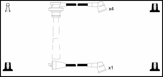 Ignition Cable Kit (HOES695)