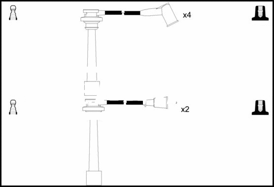 Ignition Cable Kit (HOES1023)
