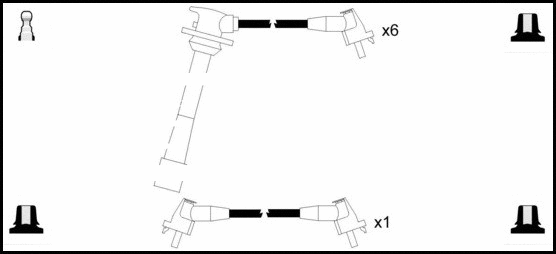Ignition Cable Kit (HOES458)