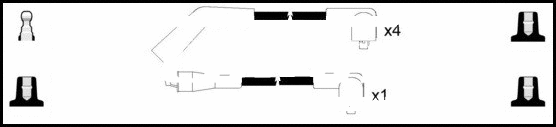 Ignition Cable Kit (HOES536)