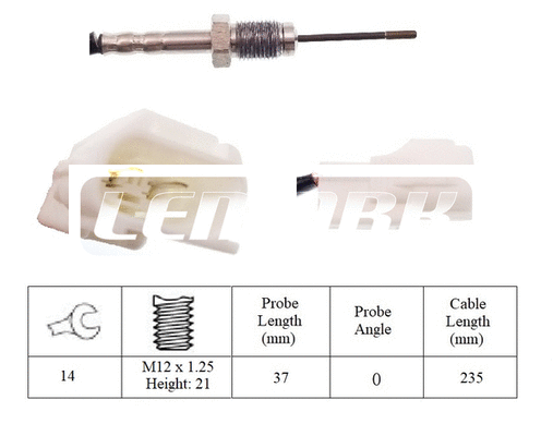 Sensor, exhaust gas temperature (LXT238)