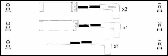 Ignition Cable Kit (HOES845)