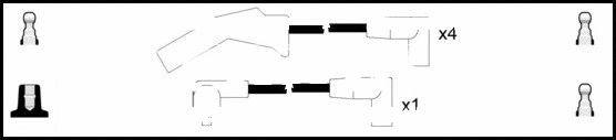 Ignition Cable Kit (HOES1313)
