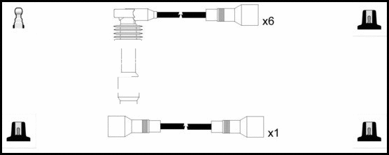 Ignition Cable Kit (HOES346)