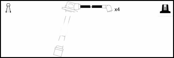 Ignition Cable Kit (HOES708)
