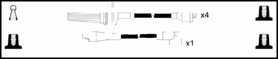 Ignition Cable Kit (HOES869)