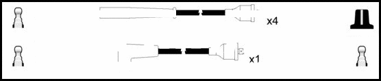 Ignition Cable Kit (HOES837)